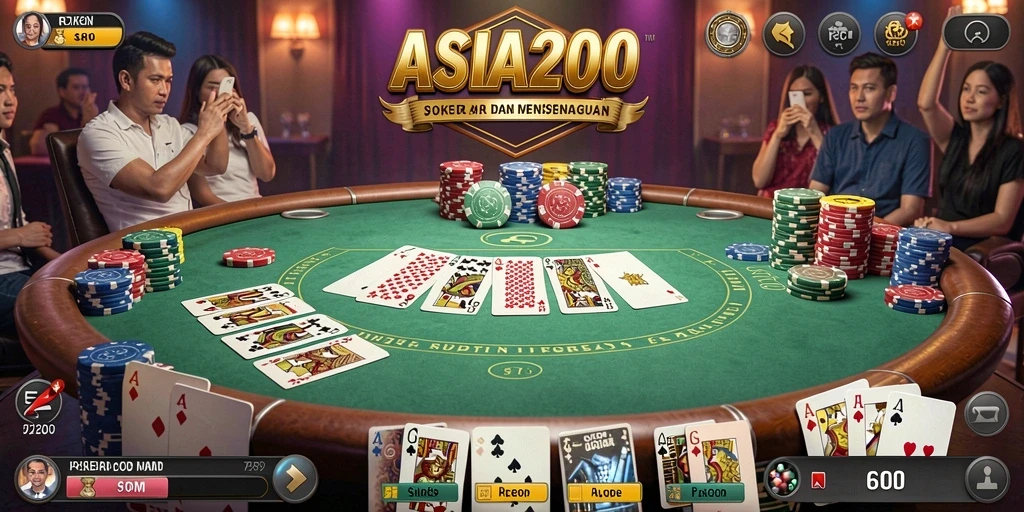 Tampilan gameplay ASIA200 yang menegangkan dan seru.