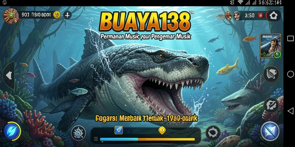 Tampilan gameplay BUAYA138 yang menarik dan interaktif.