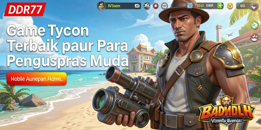 Screenshot gameplay IDR77 menampilkan aksi manajerial yang seru.