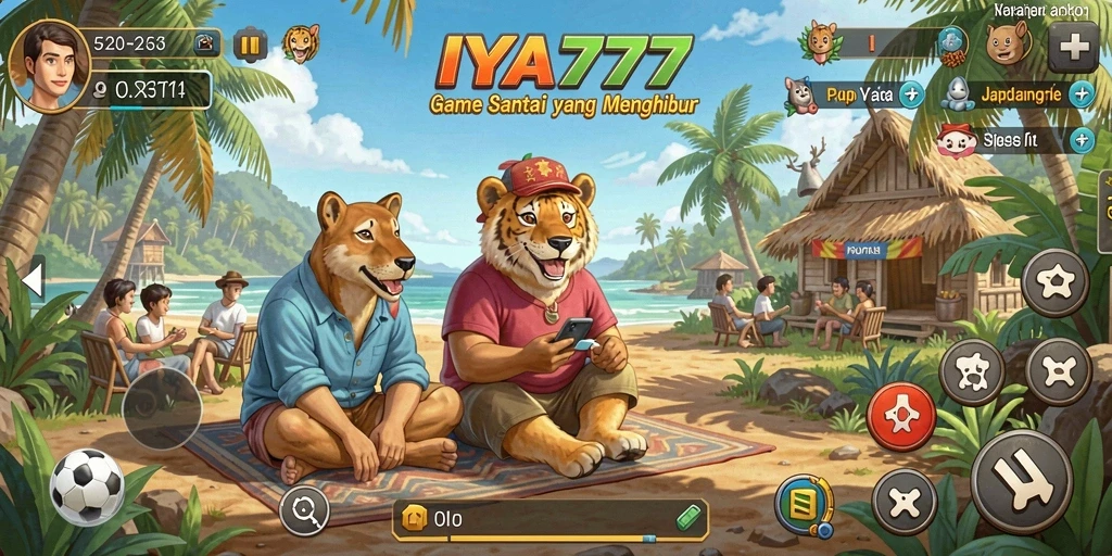 Screenshot IYA777 menampilkan gameplay yang seru dan warna-warni.