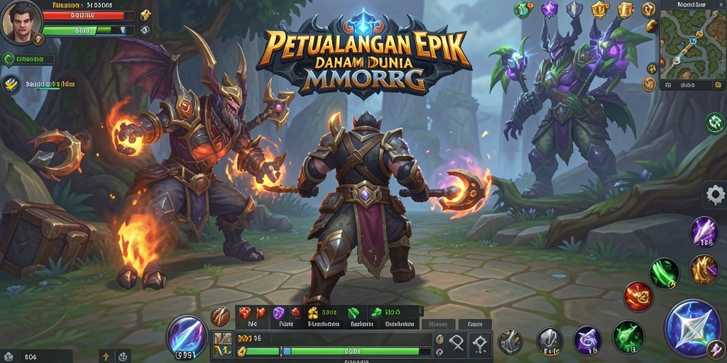 Gameplay N06 yang menarik dengan petualangan seru di dunia MMORPG.