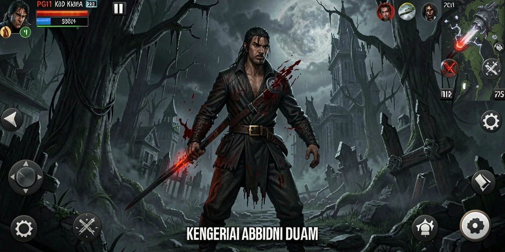 Tampilan gameplay PG11 dengan elemen misteri dan ketegangan.