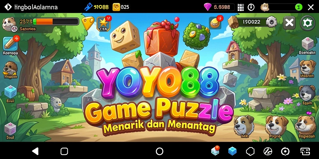 Tampilan gameplay seru dan menantang di YOYO88.
